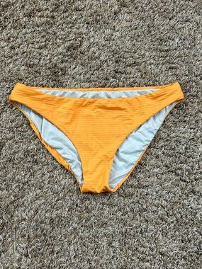 Patagonia Nanogrip Orange Ribbed Bikini Bottom